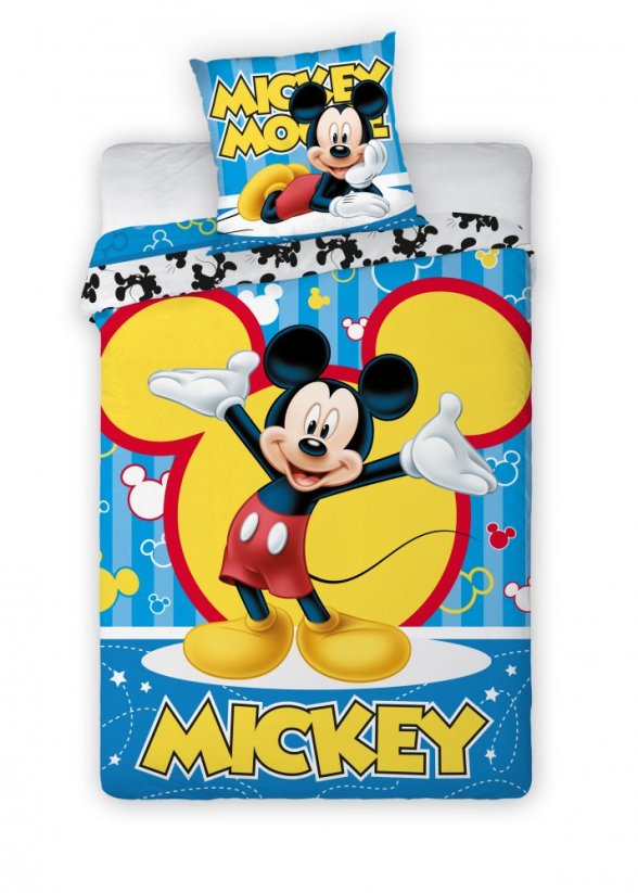 Dětské povlečení Mickey mouse 140x200+70x90cm