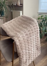 Mikroplyšová deka 220x200cm Viola - latté jednobarevná Mikroplyšová deka 220x200cm Viola - latté jednobarevná