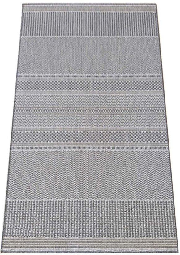Kusový koberec ZARA 12 šedý oboustranný
