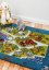 Dětský kusový koberec Afrika modré barvy 4sleep detail