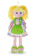 Látková panenka Nanynka žlutá 50cm měkké tělo na baterie česky mluvící a zpívající 0m+ Látková panenka Nanynka žlutá 50cm měkké tělo na baterie česky mluvící a zpívající 0m+