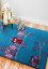 Dětský kusový koberec Sovičky na tyrkysovém podkladu