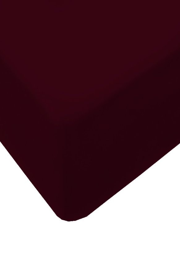 Prostěradlo Jersey s gumičkou  90/200 -  27 višeň
