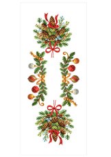 Vánoční ubrus/prostírání 30x45cm - Šišky Vánoční ubrus/prostírání 30x45cm - Šišky