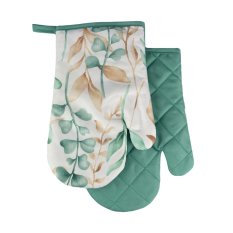 Chňapka kuchyňská /rukavice s magnetem a poutkem - Listy mátové Chňapka kuchyňská /rukavice s magnetem a poutkem - Listy mátové