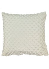 Povlak na polštář 40x40 na zip Minky smetanový