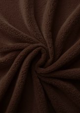 Fleecové, polar prostěradlo s gumičkou 180x200cm - hnědé