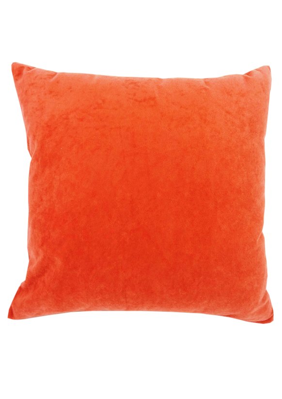 Dekorační povlak na polštářek 40x40cm s zipem suedine carrot 1333