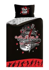 Bavlněné povlečení 140x200 + 70x90 - Fluo rock