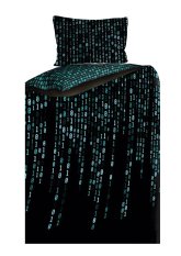 Bavlněné povlečení 140x200 + 70x90 - Fluo matrix