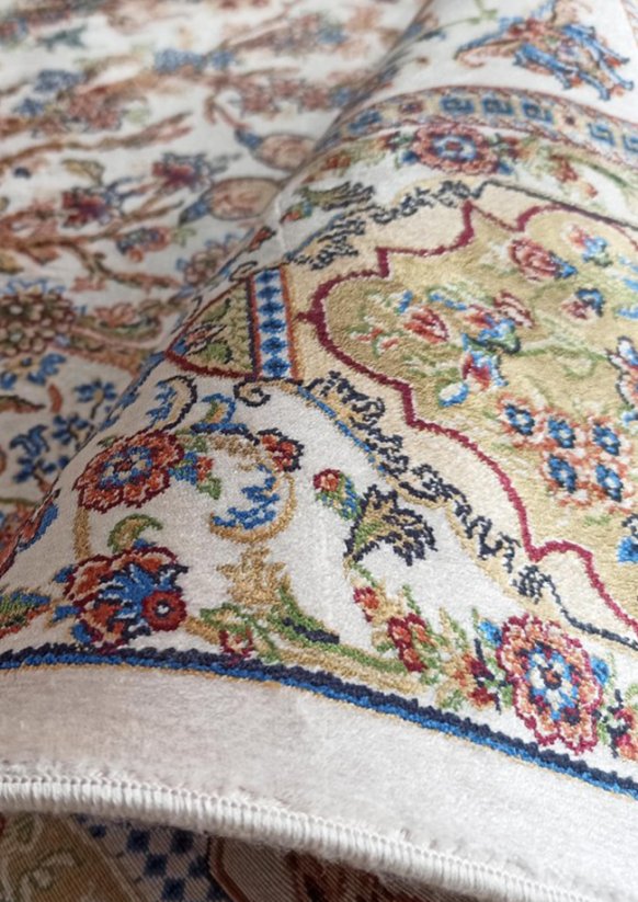 Kusový koberec QUM SILK 11 - krémový