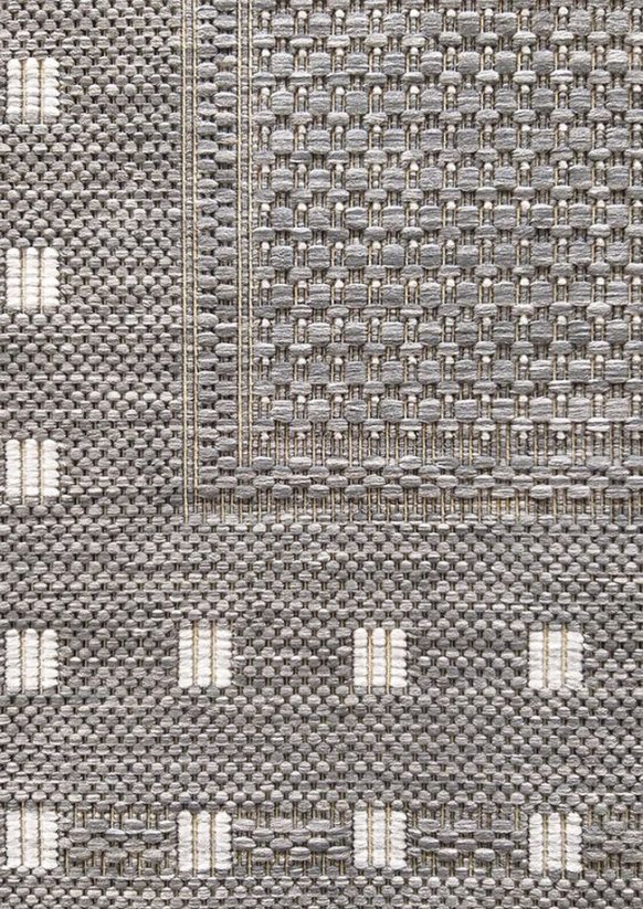Kusový koberec ZARA 11 šedý oboustranný