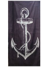 Rychleschnoucí plážová osuška 70x147cm - Kotva