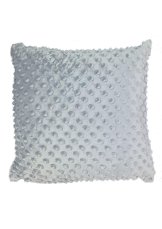 Povlak na polštář 40x40 na zip Minky světle šedý