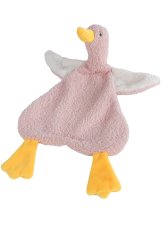 Froté usínáček husa 40cm růžová Froté usínáček husa 40cm růžová