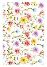 Ubrus/prostírání 30x45cm - barevné květiny