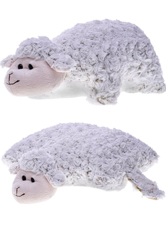 Take Me Home ovečka plyšová ležící/polštářek 38x35cm 0m+ na suchy-zip