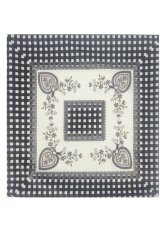 Dekorační povlak na polštář 40x40 na zip velur - srdce folk