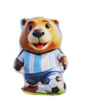 Polštářek plyšový 18cm Kapybara fotbalista Polštářek plyšový 18cm Kapybara fotbalista