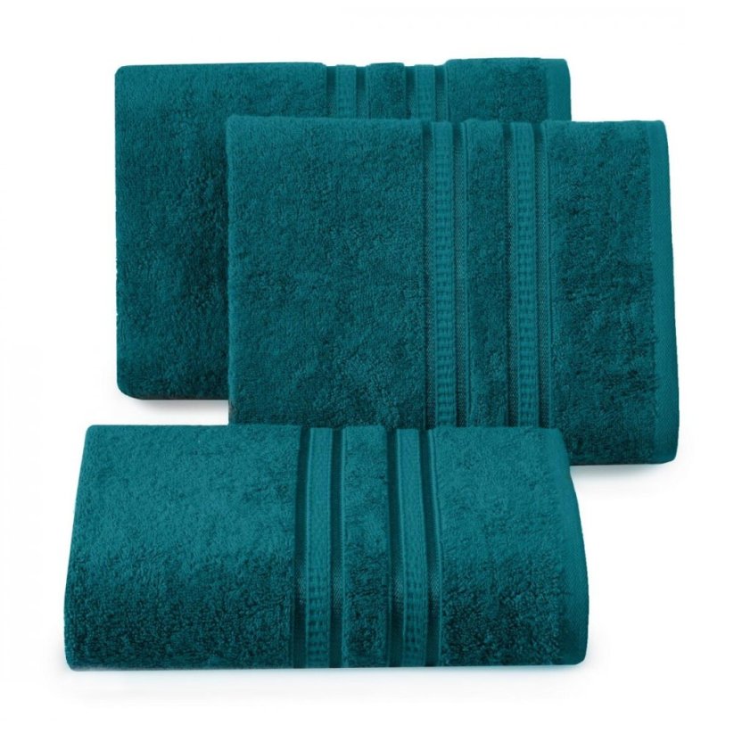 Bamboo ručník Mila 50x90cm - tmavý tyrkys jednobarevný