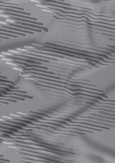 Bavlněné saténové povlečení 140x200 +70x90 - Zik zak šedý detail