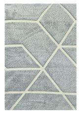 Deka mikroplyšová svítící ve tmě 150x200cm - geometrie šedá
