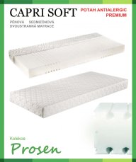 Antialergická pěnová matrace CAPRI SOFT s povlakem Antialergic Premium