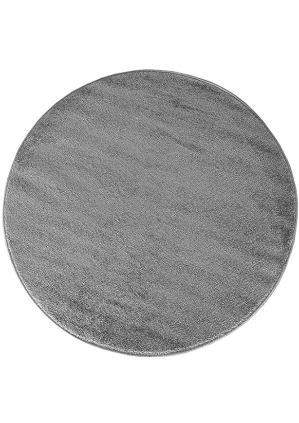 Kusový koberec kulatý PORTOFINO šedý