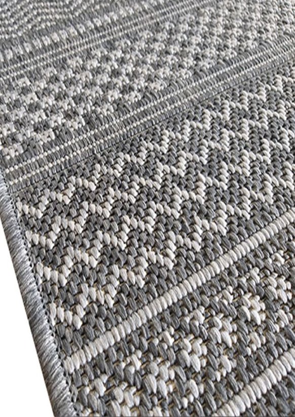 Kusový koberec ZARA 12 šedý oboustranný