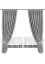Sada hotových závěsů a záclon na okno Bella šedá