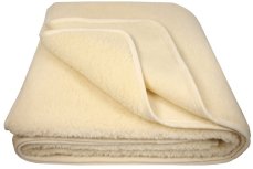 Deka z ovčí vlny Natur160x200