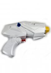 Dětská vodní plastová pistolka o velikosti 15,5cm barvy bílé