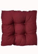 Podsedák na židli 45x45cm Bella - bordó Podsedák na židli 45x45cm Bella - bordó
