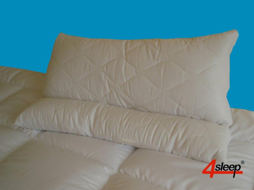 Antialergický rehabilitační polštář na spaní Schon s prošitím dream 45x65cm bílý 