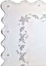 Vánoční ubrus brusinky šedá 30x45cm prostírání Vánoční ubrus brusinky šedá 30x45cm prostírání