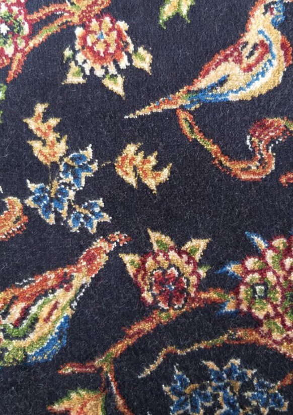 Kusový koberec QUM SILK 11 - modrý