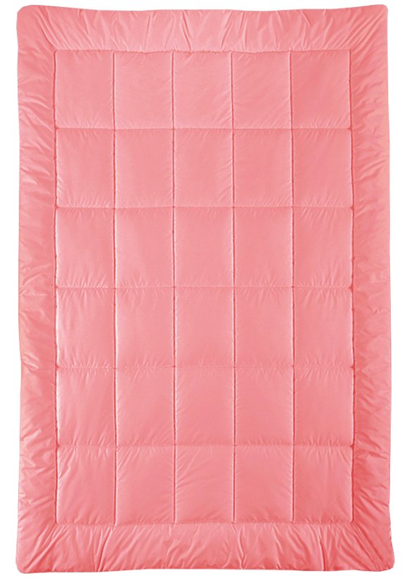 Přikrývka ovčí vlna Poly 155x220cm - 1800g růžový sypek jednobarevná