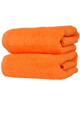 Jednobarevná osuška froté 70x140cm - Rubín oranžový 09