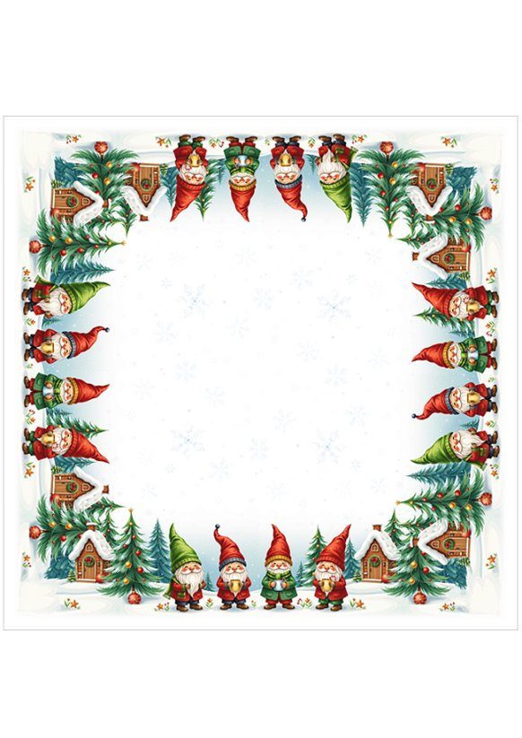 Vánoční ubrus Skřítci