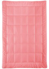 Přikrývka ovčí vlna Poly 155x220cm - 1800g růžový sypek jednobarevná