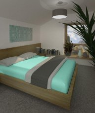 Prostěradlo jersey s gumičkou 90x200 světle tyrkysové 4sleep Prostěradlo jersey s gumičkou 90x200 světle tyrkysové 4sleep