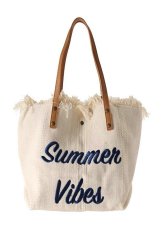 Plážová taška 50x36x14cm - Summer krémová
