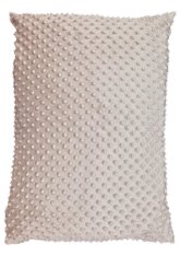 Povlak na polštář 40x60 na zip Minky béžový Povlak na polštář 40x60 na zip Minky béžový