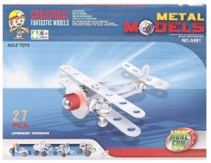 Mini stavebnice Metal models letadlo