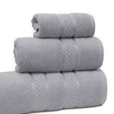 Sada froté ručníků a osušky Odessa - šedá Sada froté ručníků a osušky Odessa - šedá