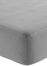 Fleecové prostěradlo s gumičkou 180x200cm - světle šedé