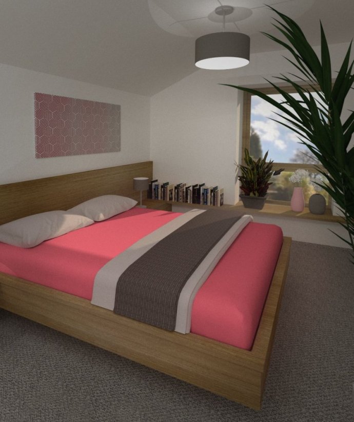 Prostěradlo jersey 180x200 jahodové 4sleep