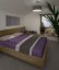 Prostěradlo froté 180x200 s gumičkou fialové 4sleep