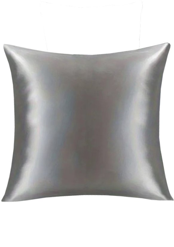 Saténový povlak 40x40cm - šedý