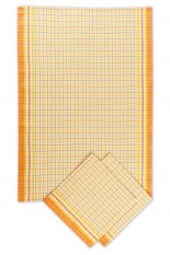 Kuchyňská utěrka s bambusem 50x70cm extra savé oranžové barvy